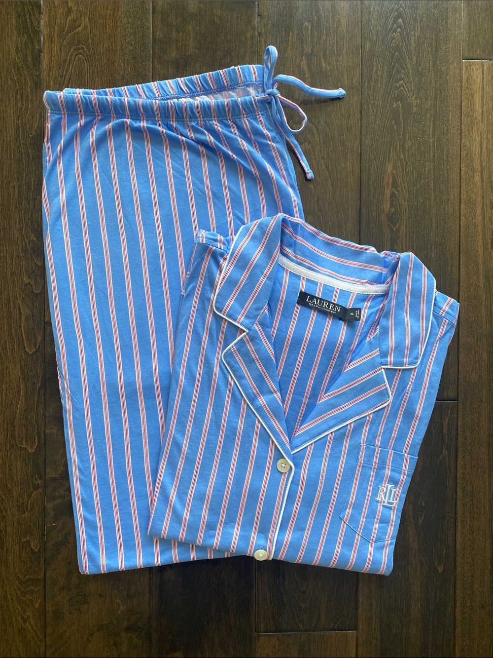 Lauren Ralph Lauren Striped Pajama Set